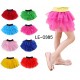 LE0385 กระโปรงเด็กผู้หญิง ปอมๆ เชียร์ TUTU ขอบเอวสีดำ ไซส์ L อายุ 5-8 ปี (เลือกสี)