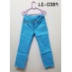 LE0389 กางเกงยีนส์ขายาวเด็กผู้ชาย ทรงขาเดฟ สีฟ้า 