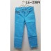 LE0389 กางเกงยีนส์ขายาวเด็กผู้ชาย ทรงขาเดฟ สีฟ้า S.110