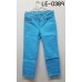 LE0389 กางเกงยีนส์ขายาวเด็กผู้ชาย ทรงขาเดฟ สีฟ้า 
