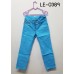 LE0389 กางเกงยีนส์ขายาวเด็กผู้ชาย ทรงขาเดฟ สีฟ้า 