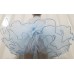 LE0403 กระโปรงบัลเล่ต์เด็ก 4 ชั้น ไม่มีซับใน ติดโบว์ที่เอว สีฟ้า (2ชิ้น) s.120/130