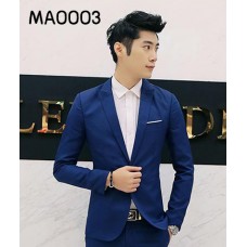 MA0003 เสื้อสูทผู้ใหญ่แขนยาวสีกรมท่า XL