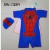 SW0189 ชุดว่ายน้ำเด็กผู้ชาย แบบบอดี้สูท ลายสไปเดอร์แมน พร้อมผ้าคลุมและหมวก (3ชิ้น) S.100