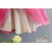 GI1145 ชุดเดรสเด็กผู้หญิง แขนกุด แต่งกระเป๋า สีชมพูบานเย็น S.120/130