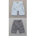BO0433 ชุดเด็กผู้ชายออกงานแขนสั้น ติดหูกระต่ายสีน้ำเงินลายจุด + กางเกงขาสั้น สีฟ้า (2ชิ้น)
