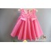 GI1145 ชุดเดรสเด็กผู้หญิง แขนกุด แต่งกระเป๋า สีชมพูบานเย็น S.120/130