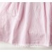 bs0181 ชุดบอดี้สูทชุดเดรสเด็กผู้หญิงสีชมพูแสนหวานคอบัว S.80