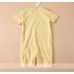 BS0948 ชุดบอดี้สูทเด็ก แขนสั้น ลายยีราฟ สีเหลือง S.80