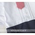 BS1039 ชุดบอดี้สูทเด็กผู้ชายแขนยาวออกงาน เนคไทสีแดง พร้อมเสื้อสูทสีกรมท่า (2ชิ้น) S.90