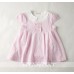 bs0181 ชุดบอดี้สูทชุดเดรสเด็กผู้หญิงสีชมพูแสนหวานคอบัว S.80