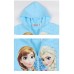 CO0191 เสื้อกันหนาวเด็ก ซิปหน้า แขนยาว พร้อมฮู้ด ลายเจ้าหญิง Frozen สีฟ้า 