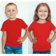 TS0006 เสื้อยืดเด็ก คอกลม สีแดง