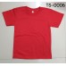 TS0006 เสื้อยืดเด็ก คอกลม สีแดง
