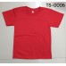 TS0006 เสื้อยืดเด็ก คอกลม สีแดง