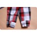 bo0135 ชุดเด็กผู้ชาย เสื้อเชิ๊ตแขนยาวลายสก๊อต + กางเกงขายาว (2ชิ้น) 