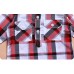 bo0135 ชุดเด็กผู้ชาย เสื้อเชิ๊ตแขนยาวลายสก๊อต + กางเกงขายาว (2ชิ้น) 