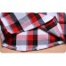 bo0135 ชุดเด็กผู้ชาย เสื้อเชิ๊ตแขนยาวลายสก๊อต + กางเกงขายาว (2ชิ้น) 