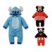 BS0231 ชุดบอดี้สูทเด็กแฟนซีดิสนีย์ แขนยาวขายาวพร้อมฮู้ด ลายสติชท์ (Stitch) 