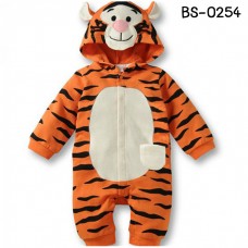 bs0254 ชุดแฟนซีเด็ก ลายเสือทิกเกอร์ แขนยาว ขายาว (Tigger) สีส้ม