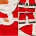 BS0470 ชุดบอดี้สูทเด็ก ชุดซานตาครอสเด็ก เข็มขัดเส้นโต พร้อมหมวก ฉลองวันศริสมาสต์ (2ชิ้น)