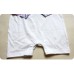 BS0697 ชุดบอดี้สูทออกงาน เด็กผู้ชาย แขนสั้นสีขาว ติดหูกระต่าย เสื้อกั๊กลายสก๊อตสีรุ้ง พร้อมหมวก (2ชิ้น) 