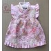 GI0153 ชุดจีนสาวหมวยกี่เพ้า + กางเกงขาจั๊ม ลายโบตั๋นสีชมพูอ่อน ฉลองตรุษจีน (2ชิ้น)