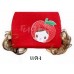 ha0012 ผ้าคาดผมติดปอยผมที่หู ลายคนสวมหัวแอ๊ปเปิ้ลจุด มี 3 สี