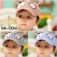 HA0041 หมวกหนุ่มน้อยมีปีกหมวก หน้าเจ้าตูบมีหู มี 3 สี สีแดง