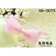 HA0073 ที่คาดผมเด็กผู้หญิง ติดโบว์ ลายจุดสีชมพู
