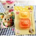 it0178 พิมพ์ไข่ต้ม ข้าวปั้น หน้าหมีคุมะ Rilakkuma แพ็ค 2 ชิ้น