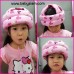 HE0039 หมวกกันน็อคเด็ก หมวกกันกระแทกเด็ก สีเบจลายหมีน้ำตาล (45-60cm)