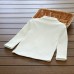 BO0474 เสื้อเด็กผู้ชายออกงาน แขนยาวกั๊กเย็บติด สีขาวดำ S.100/110