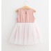 GI1307 เดรสเด็กผู้หญิงแขนกุด หน้าจิ้งจอก สีขาวโอรส